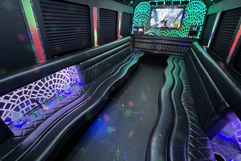 Costa Mesa Limo Bus Interior