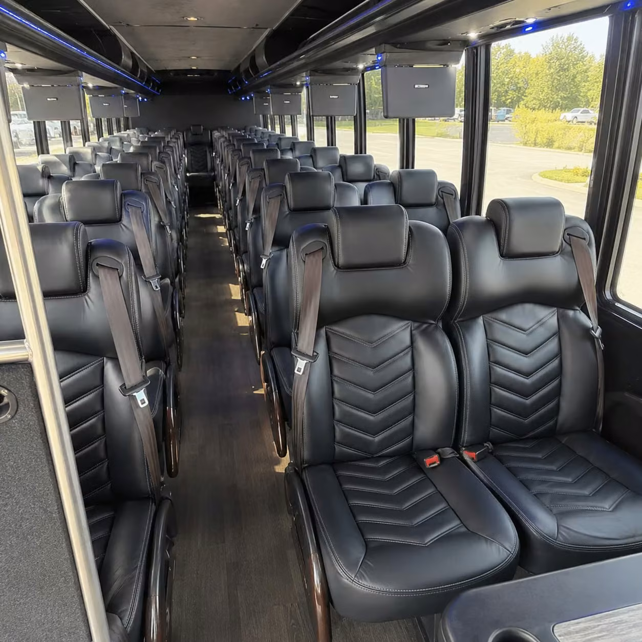 25 passenger minibus interior