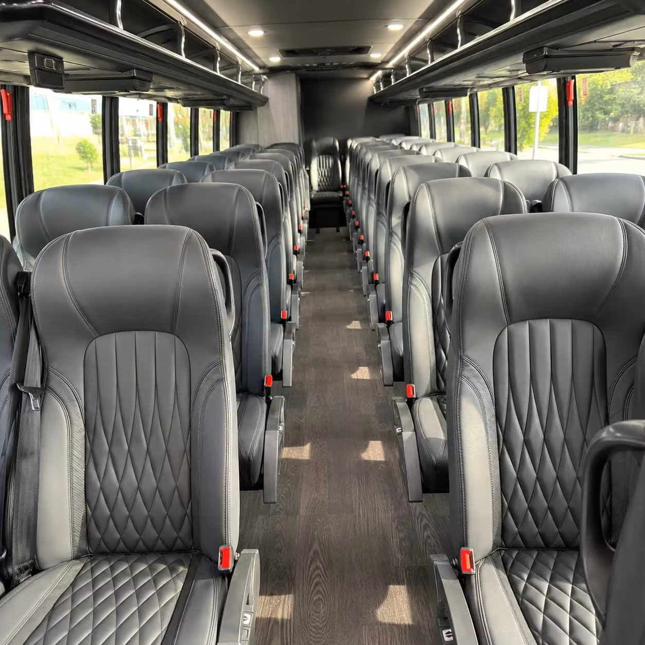 30 passenger minibus interior