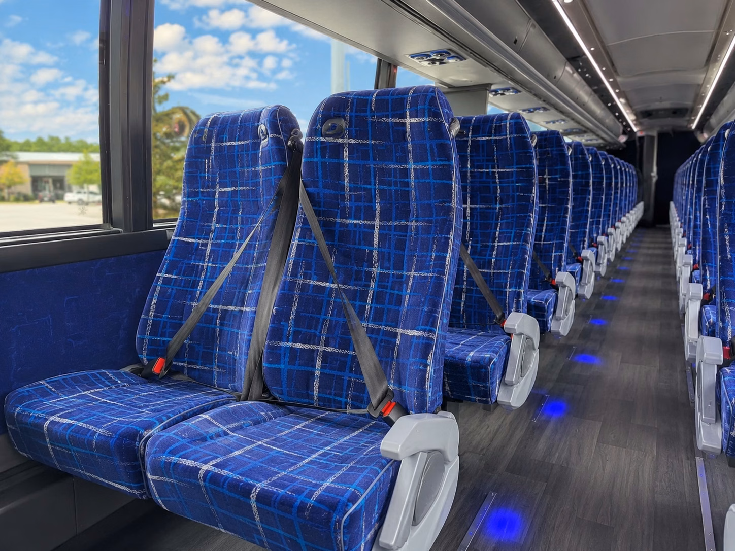 costa mesa charter bus interior