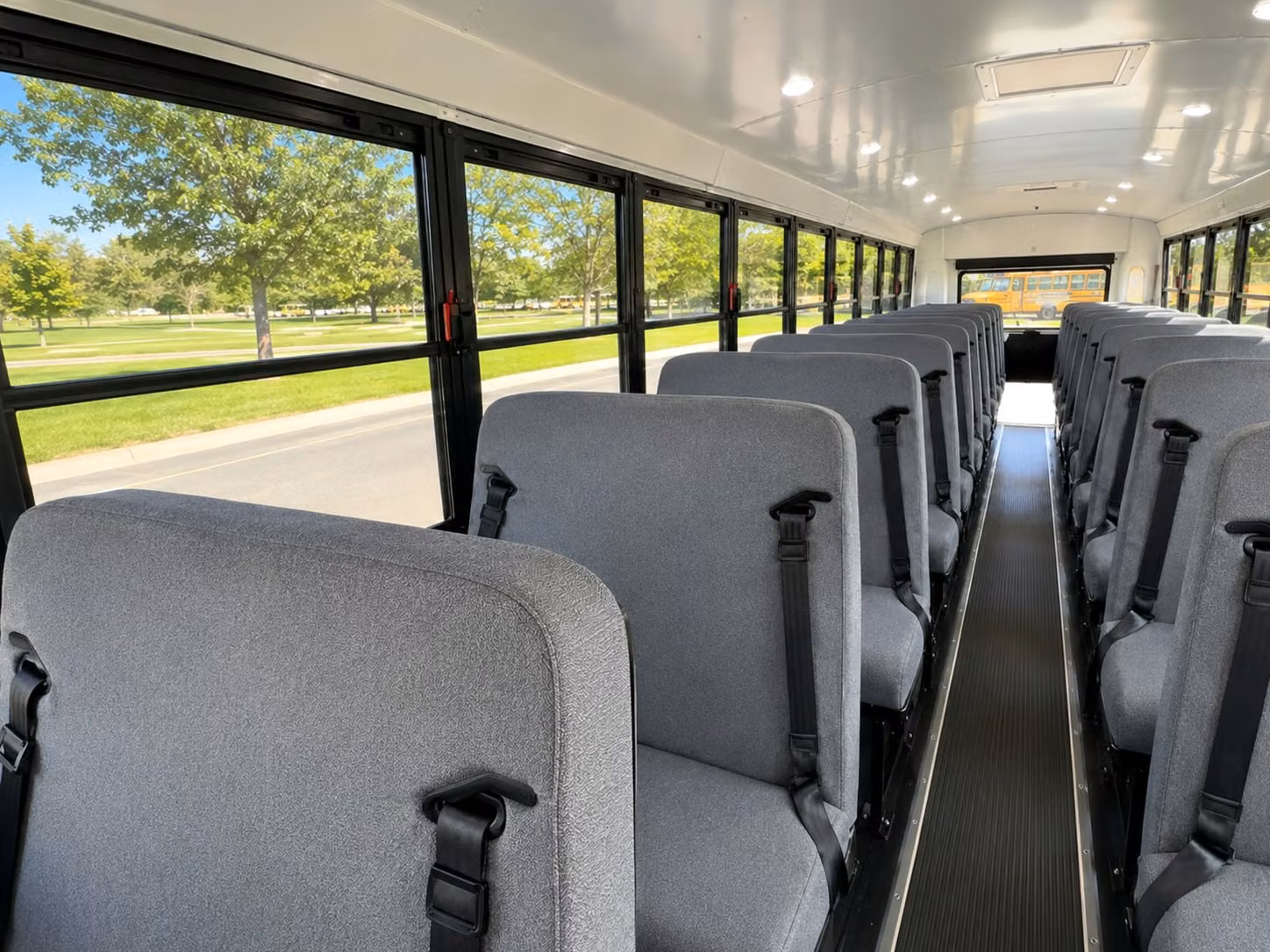 school bus interior